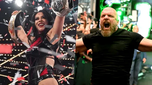Stephanie Vaquer recibió el saludo de una leyenda como HHH.
