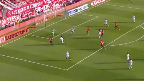 Gabriel Arias tuvo un error garrafal en el clásico de Avellaneda. 
