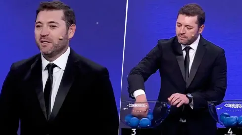 Pepe Rojas realizó el sorteo de la Sudamericana
