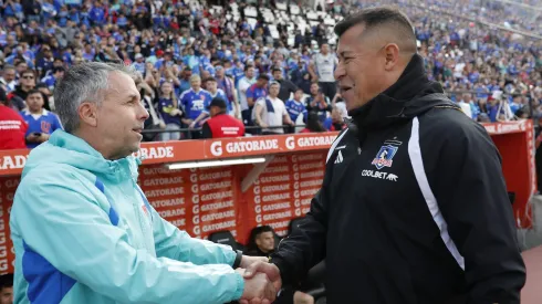 Jorge Almirón tuvo palabras en buena onda con la U.
