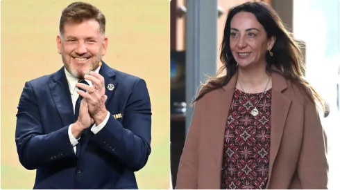 Cecilia Pérez y la U se reunió con Alejandro Domínguez en Conmebol.
