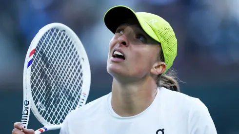 Iga Swiatek en la semifinal del Indian Wells 2025.
