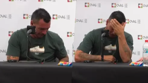 Paredes reaccionó en vivo a la partida de Clavito Godoy.
