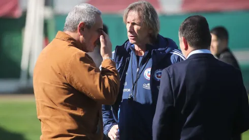 Pablo Milad conversó con Gareca en la ANFP.
