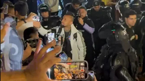 Vidal fue una estrella al llegar a Colombia para jugar Libertadores
