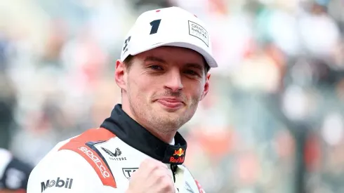 Max Verstappen tras quedarse con la pole del GP de Japón.
