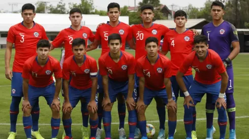Parte del último plantel de Chile que clasificó a un Mundial Sub 17.
