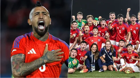 Arturo Vidal estaba en plena concentración con Colo Colo cuando Chile consiguió la clasificación al Mundial Sub 17.
