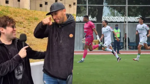 La faceta goleadora del arquero chileno.
