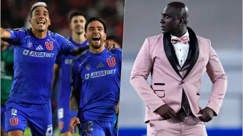 Mansa foto que se sacaron los jugadores de la U de chile y Segundo Castillo.

