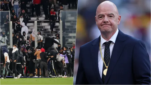 Gianni Infantino no quedó indiferente a lo ocurrido con Colo Colo en Copa Libertadores.
