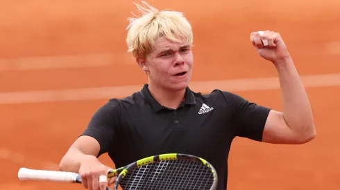 Tenista alemán de sangre chilena explica el festejo tras su primer triunfo ATP.
