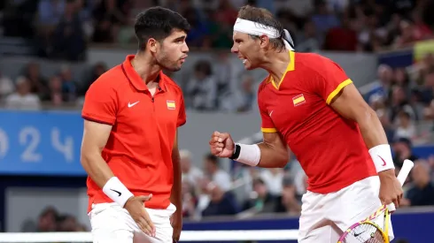 Carlos Alcaraz y Rafael Nadal
