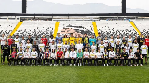 Colo Colo y su foto Centenario.
