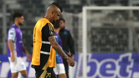 Vidal lamentó la ausencia de público ante Racing por Copa Libertadores.
