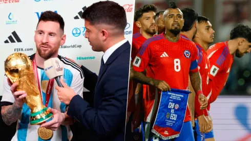 El periodista Gastón Edul empezó a calentar el Chile vs Argentina
