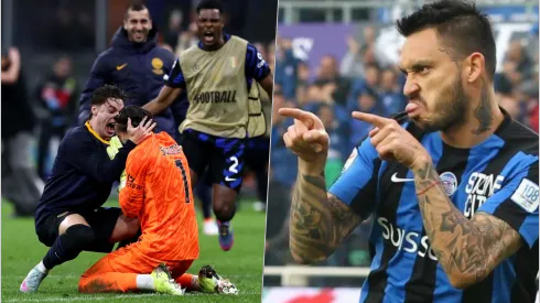 Pinilla celebró el triunfo del Inter.
