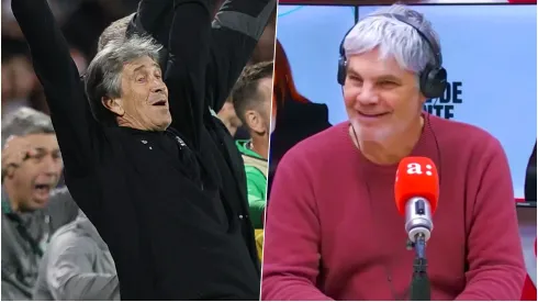 Guarello disfrutó a concho la clasificación del Betis de Pellegrini a la final de Conference.
