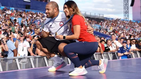 Yasmani Acosta y Francisca Crovetto, medallistas olímpicos en París 2024.
