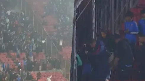 Lamentables hechos en el Estadio Nacional.

