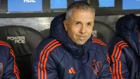 Gustavo Álvarez sonríe de cara al próximo duelo de la U en Liga de Primera.
