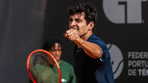 Cristian Garin en el Challenger de Oeiras.
