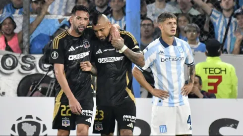 Mauricio Isla y Arturo Vidal en Colo Colo.
