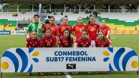 Chile femenino sub 17 se enfrenta a Colombia.
