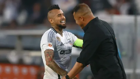 Arturo Vidal celebró el triunfo ante la Unión Española.
