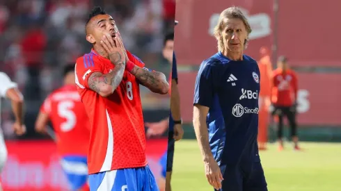 Vidal y Gareca trabajan juntos en la selección.
