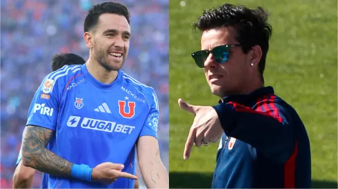 Matías Zaldivia y Diego Rivarola coinciden en la gran meta azul. 
