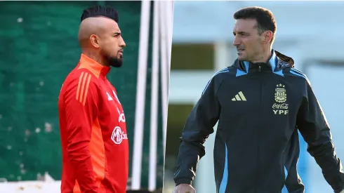 Scaloni fue un caballero con Arturo Vidal

