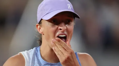 Iga Swiatek en Roland Garros 2025.
