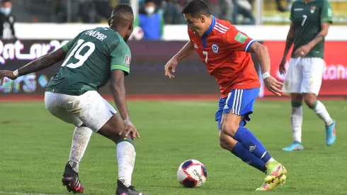 Futbol, Bolivia vs Chile.<br />
Eliminatorias a Catar 2022.
