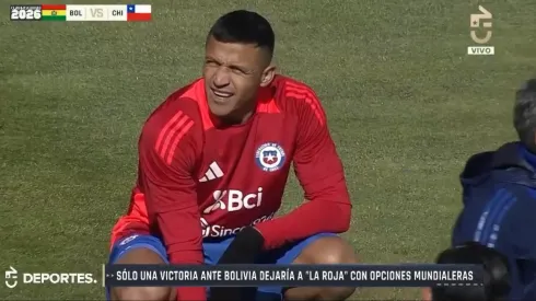 La selección chilena entrena con la altura en El Alto.
