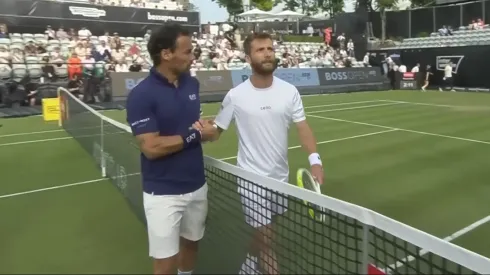 Corentin Moutet y Fabio Fogini
