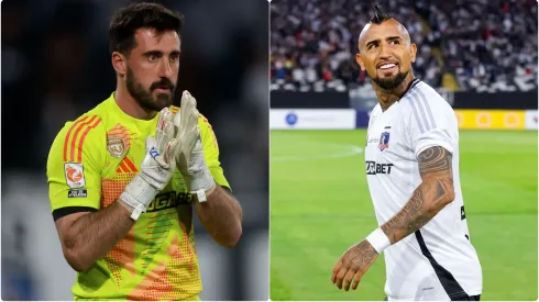 Fernando De Paul y Arturo Vidal en la polémica de la semana en Colo Colo.
