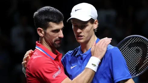 Novak Djokovic y Jannik Sinner
