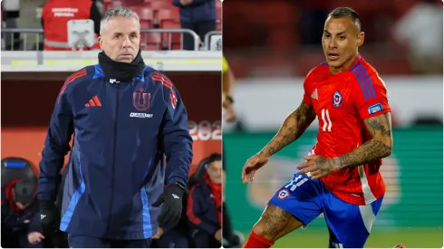 Gustavo Álvarez no quiere a Eduardo Vargas en la U.
