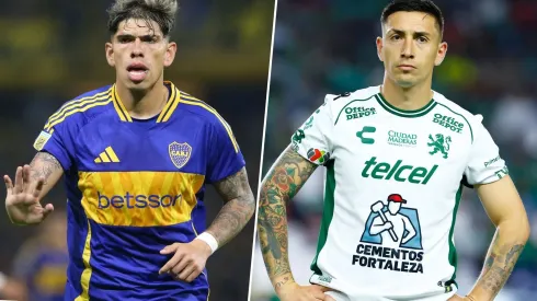 Carlos Palacios de Boca Juniors y Rodrigo Echeverría de Club León. 
