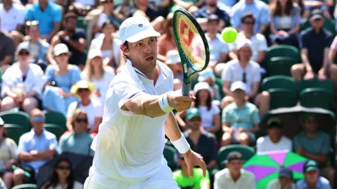 Nicolás Jarry en Wimbledon.
