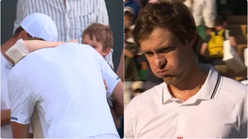 Nicolás Jarry no ocultó sus lágrimas tras la victoria en Wimbledon.
