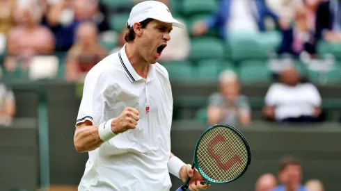 Nicolás Jarry, el nuevo rey del "ace" en Wimbledon.
