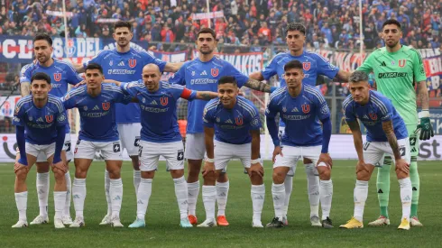 La nueva formación de U de Chile para el Superclásico.
