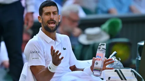 Novak Djokovic cayó ante Jannik Sinner en semifinales de Wimbledon.
