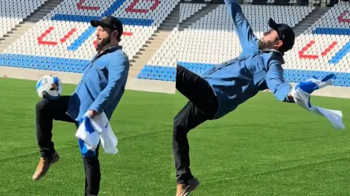 Gabriel Boric se mandó tremenda chilena. 
