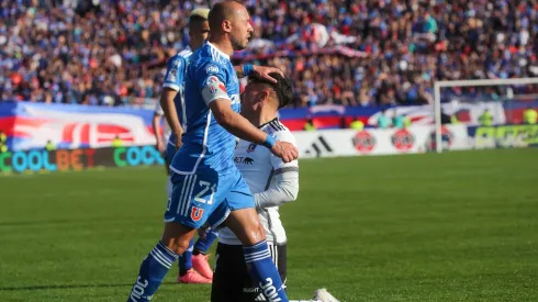 Cristian Zavala en el Superclásico.
