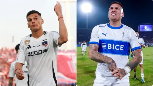 Lucas Cepeda y Nicolás Castillo, unidos por gestos obscenos contra hinchas de la U.
