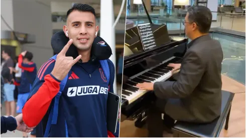 Romántico Viajero en piano: así recibieron a la U en Paraguay.

