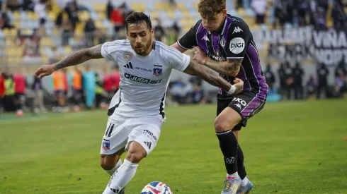 Colo Colo vs Real Valladolid.<br />
Partido amistoso 2025.<br />
El jugador de Colo Colo Marcos Bolados.
